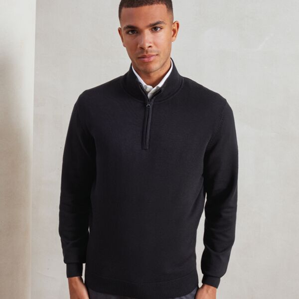 Premier Zip Neck Sweater Thumbnail