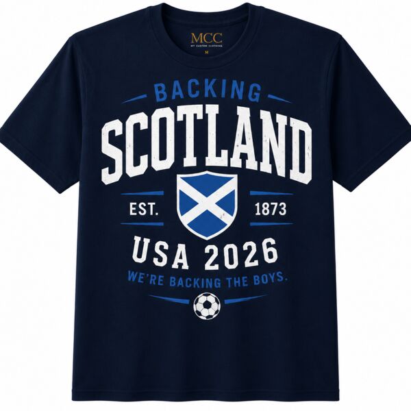 Backing Scotland USA 2026 T-Shirt Thumbnail