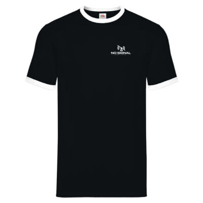 NO SIGNAL Men’s T-Shirt - WALUEWEIGHT RINGER T-SHIRT Thumbnail