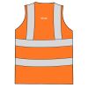 Yoko Kids Hi-Vis Two Band Waistcoat Thumbnail